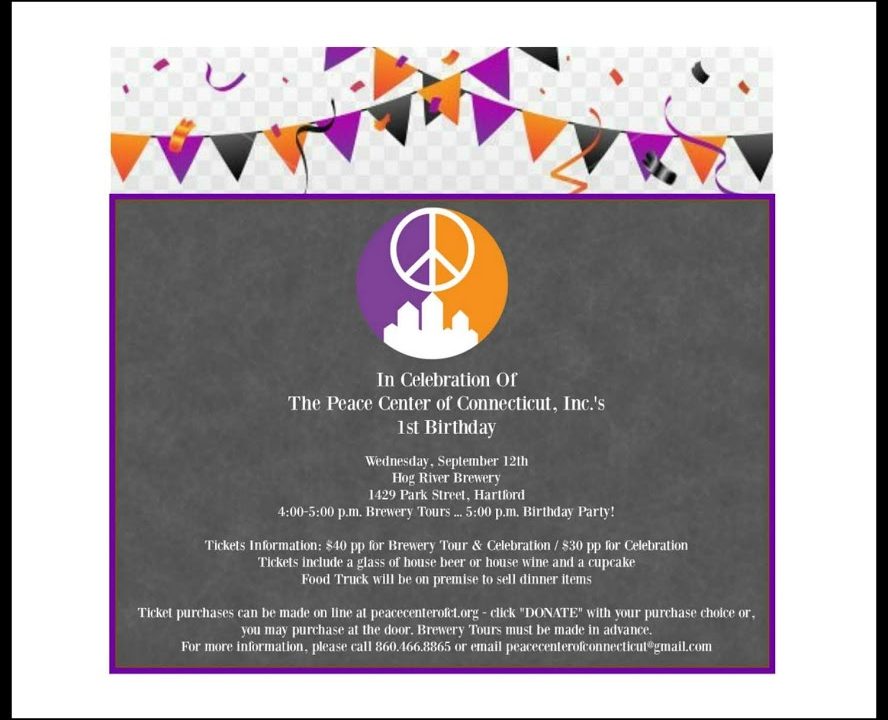 Peace Center 1st Year Celebration